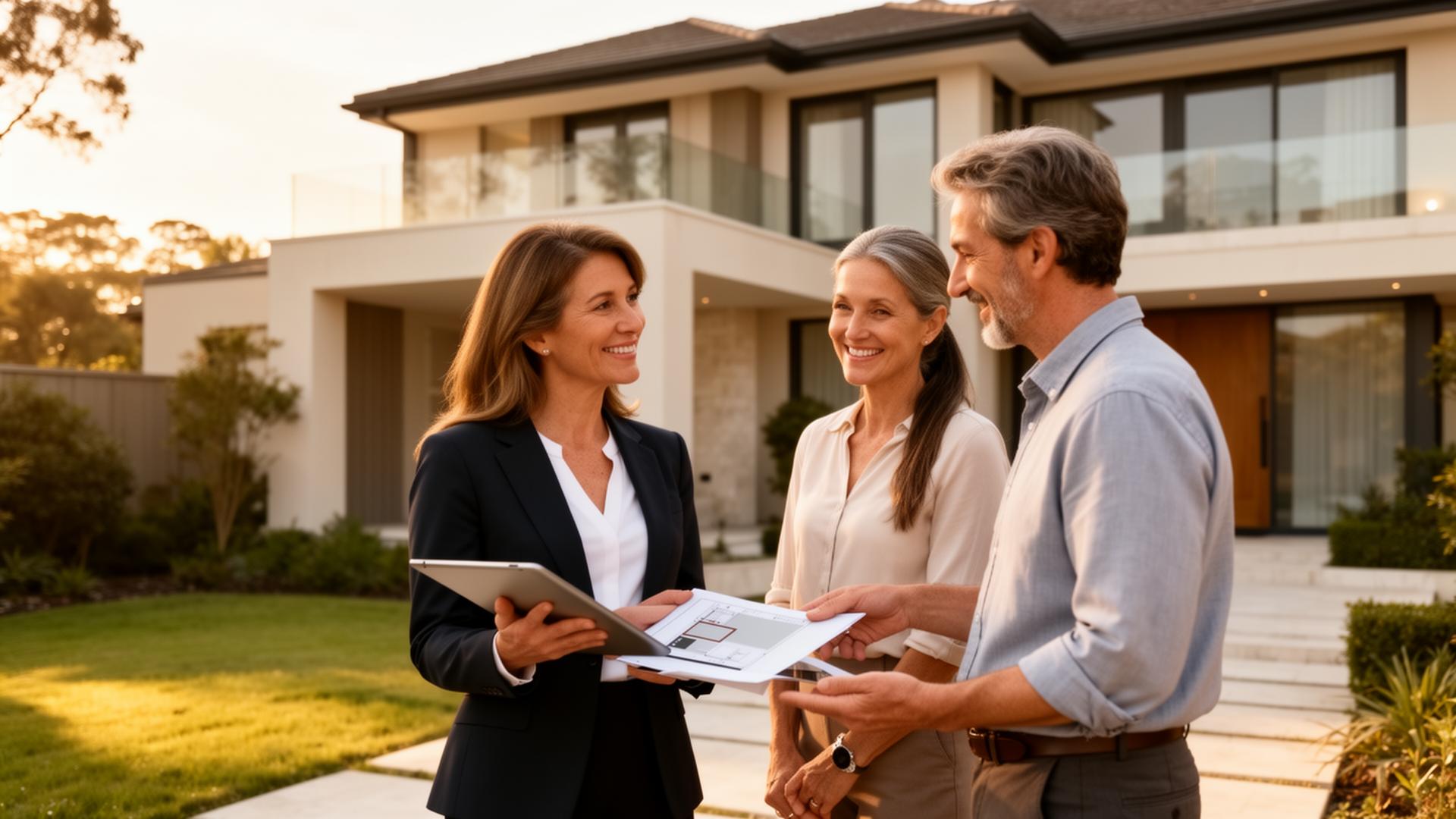 House Spouse advisor reviewing maintenance plan with homeowners